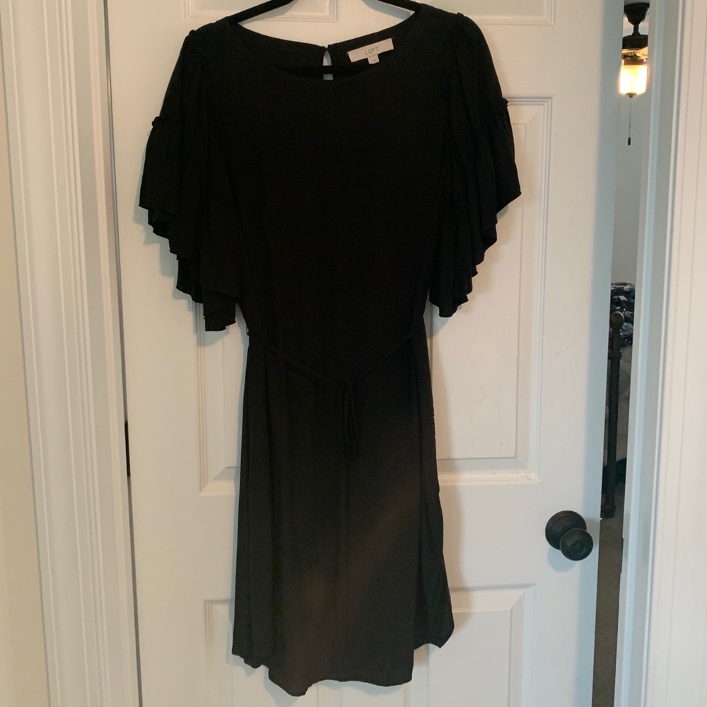 Loft Black Dress